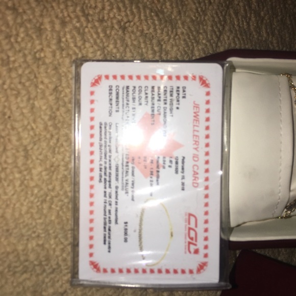 Lugaro women’s gold/diamond bracelet - Picture 4 of 8